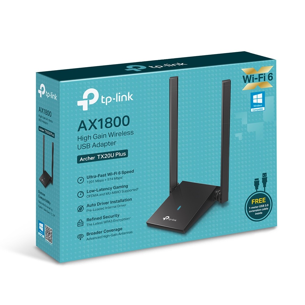 TP-LINK Archer TX20U Plus - USB AX1800 Wi-Fi kartica 6
