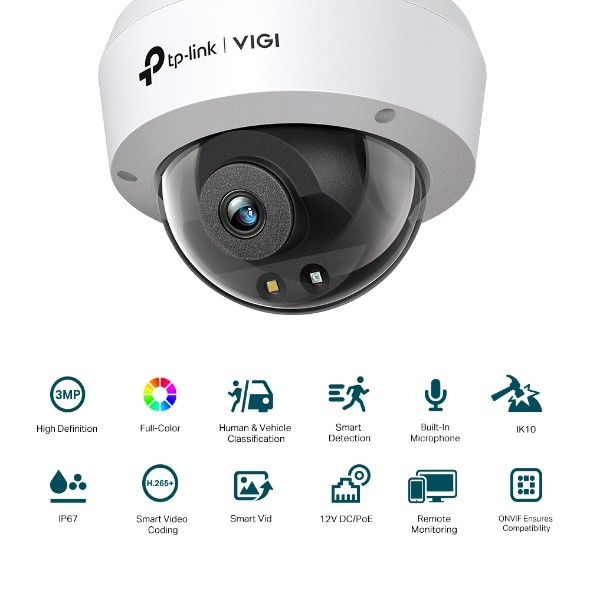 TP-LINK VIGI C230 nadzorna kamera (2.8mm) 4MP Dome 2