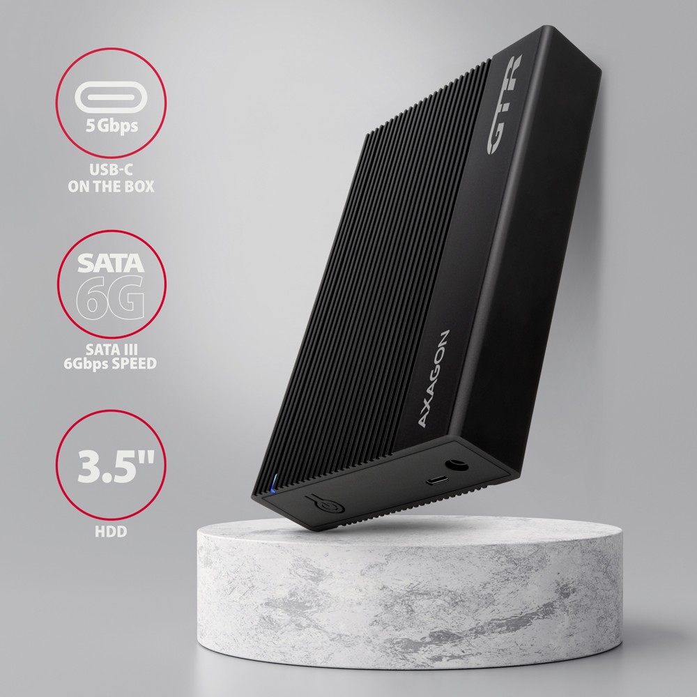 AXAGON EE35-GTR Zunanja E-SATA/USB 3.2 Gen1 3.5" ohišje 2