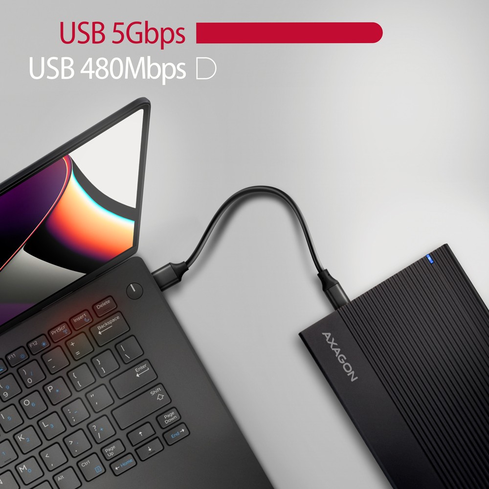 AXAGON EE35-GTR Zunanja E-SATA/USB 3.2 Gen1 3.5" ohišje 6