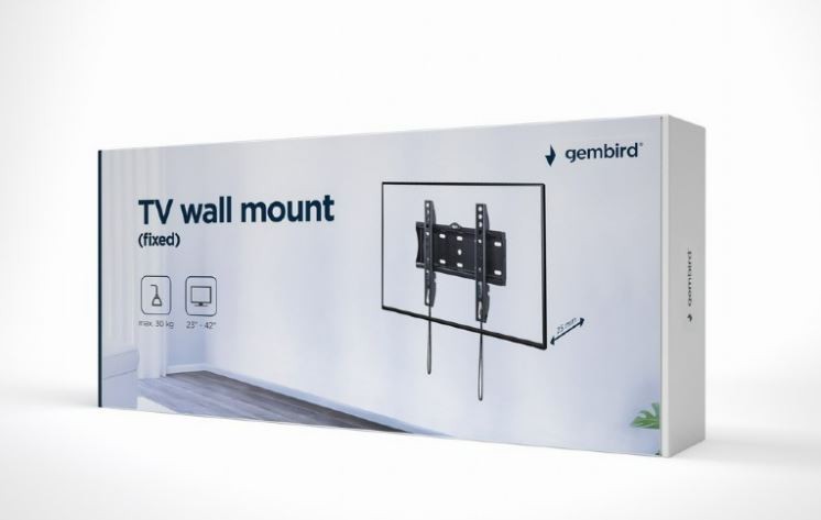 Stenski nosilec za TV, fiksni, 23-42 palcev, nosilnost 30 kg 3