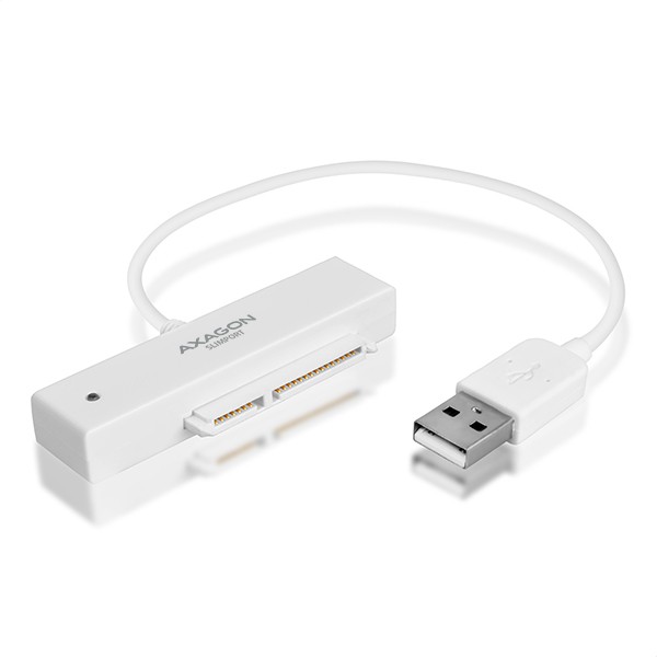 AXAGON ADSA-1S adapter USB 2.0 SATA za 2.5" SSD/HDD s kutijom, crn 2