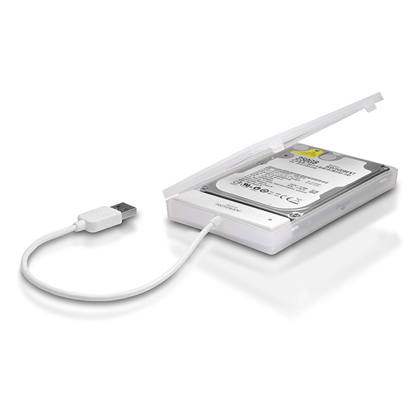 AXAGON ADSA-1S adapter USB 2.0 SATA za 2.5" SSD/HDD s kutijom, crn 3