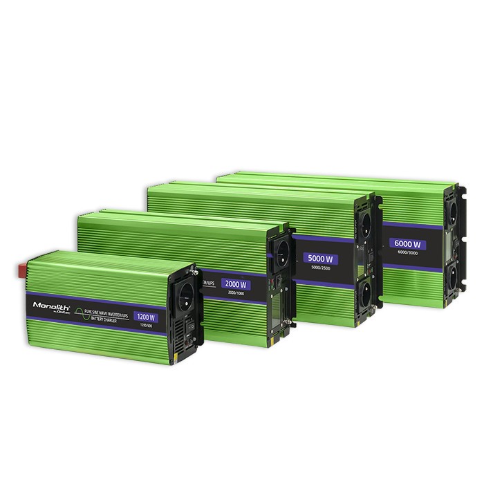 Pretvornik napetosti Monolith UPS, 2000W/4000W, 12V na 230V, čisti sinus 8