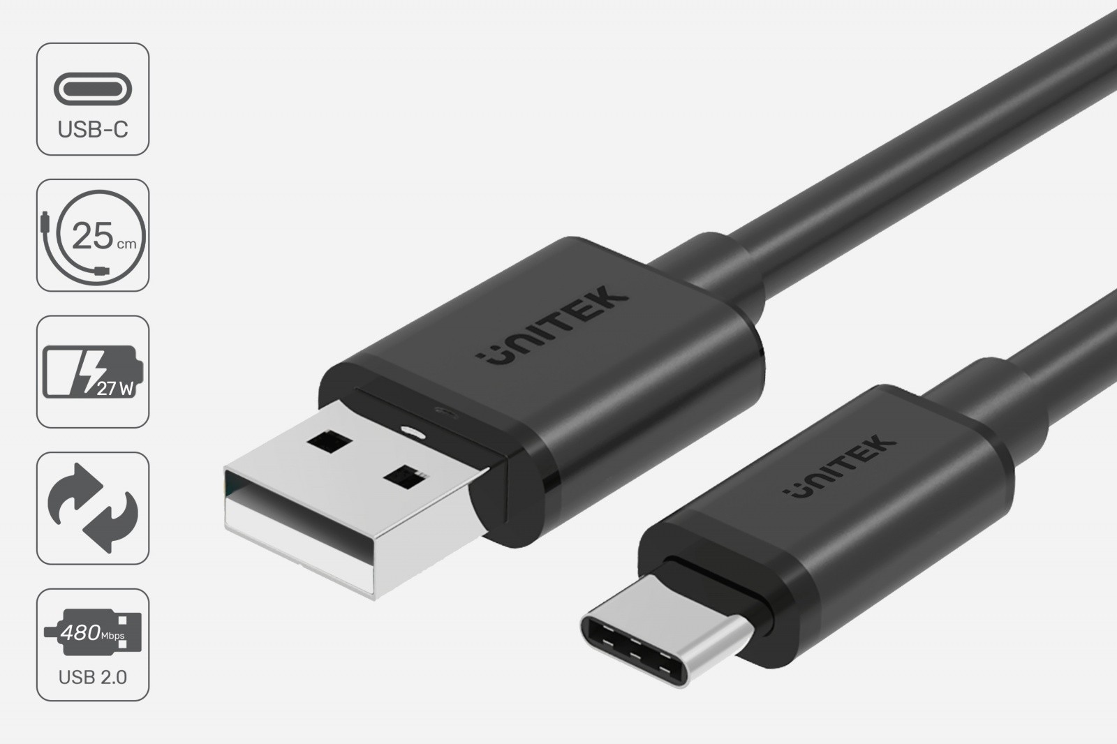 USB-C na USB-A 2.0 kabel, 3m 2