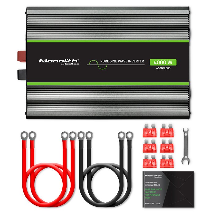 Pretvornik napetosti Monolith, 12V na 230V, 2000W/4000W 4