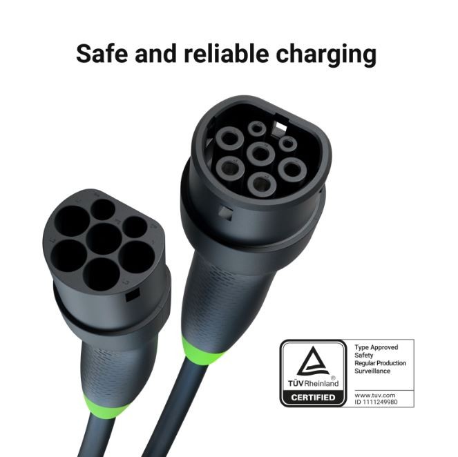 Kabel za EV GC Snap 22 kW, 5m, Tip 2 7
