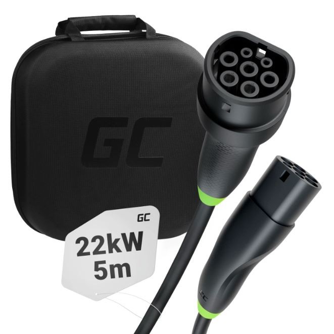 Kabel za EV GC Snap 22 kW, 5m, Tip 2