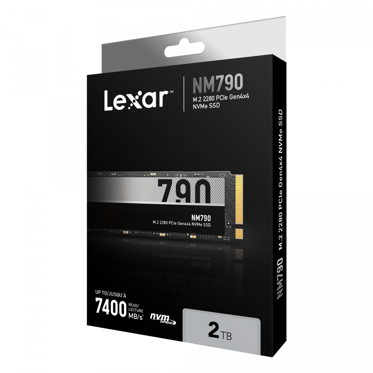 Lexar SSD disk NM790 2TB M.2 2280 PCIe Gen4x4 7200/6500 MB/s 7