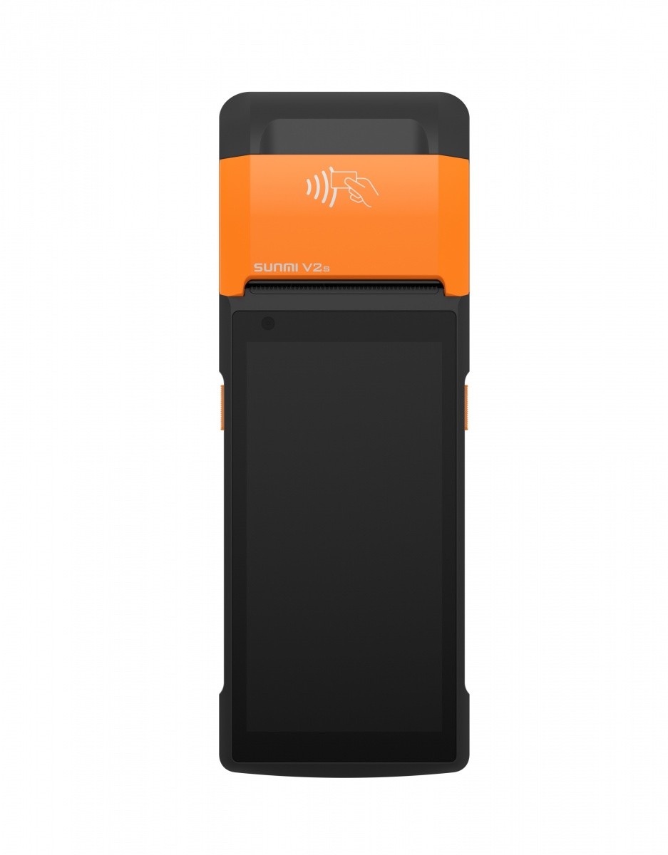 Terminal wireless V2s, Android 11, 2/16 GB, 5+2 MP camera, micro SD, 4G, 2 SAM, Label & NFC, image 1