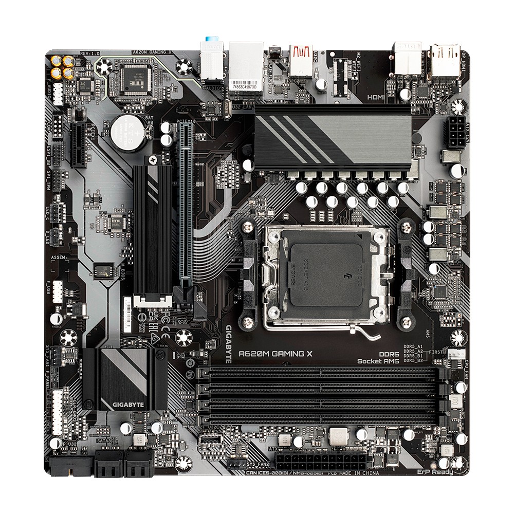 Gigabyte A620M GAMING X matična plošča AM5, 4x DDR5, HDMI/DP, M.2, mATX 5