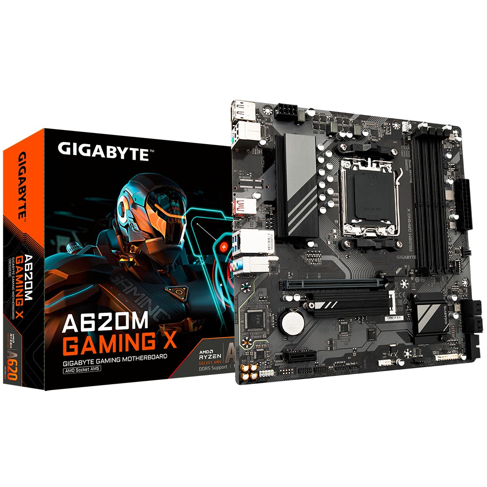 Gigabyte A620M GAMING X matična plošča AM5, 4x DDR5, HDMI/DP, M.2, mATX