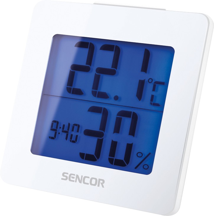 Sencor SWS 1500W Termometer s prikazom vlažnosti in budilko