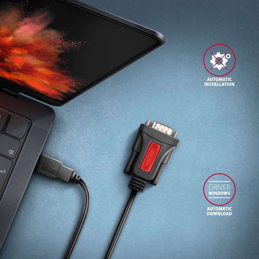 Adapter USB 2.0 na RS-232 (serijski port), 1.5m kabel, čip Prolific 4