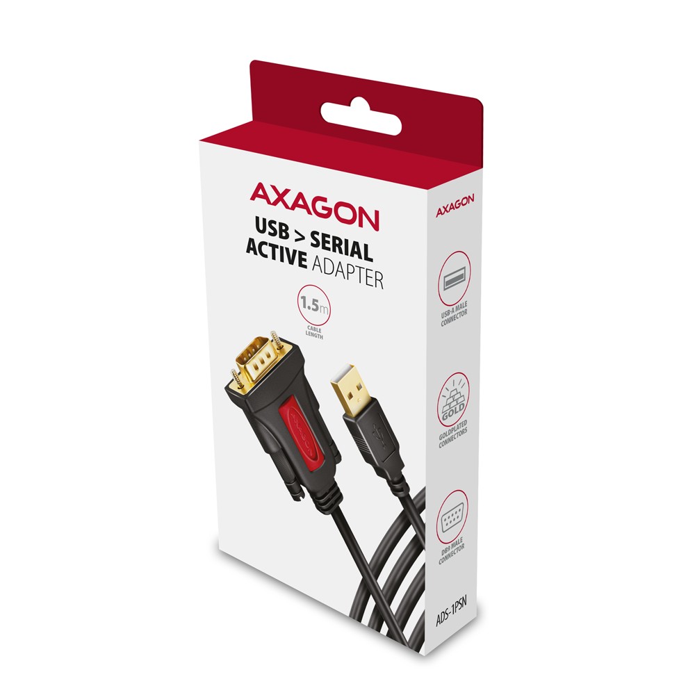 Adapter USB 2.0 na RS-232 (serijski port), 1.5m kabel, čip Prolific 7