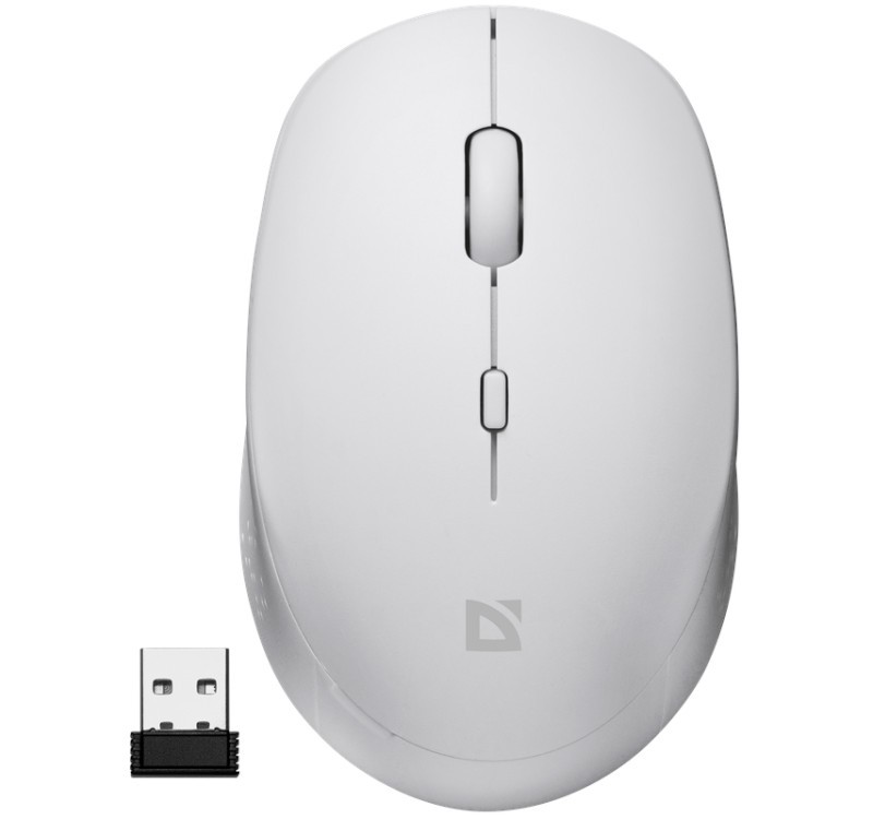 Brezžična miška AURIS MB-027 silent, bela