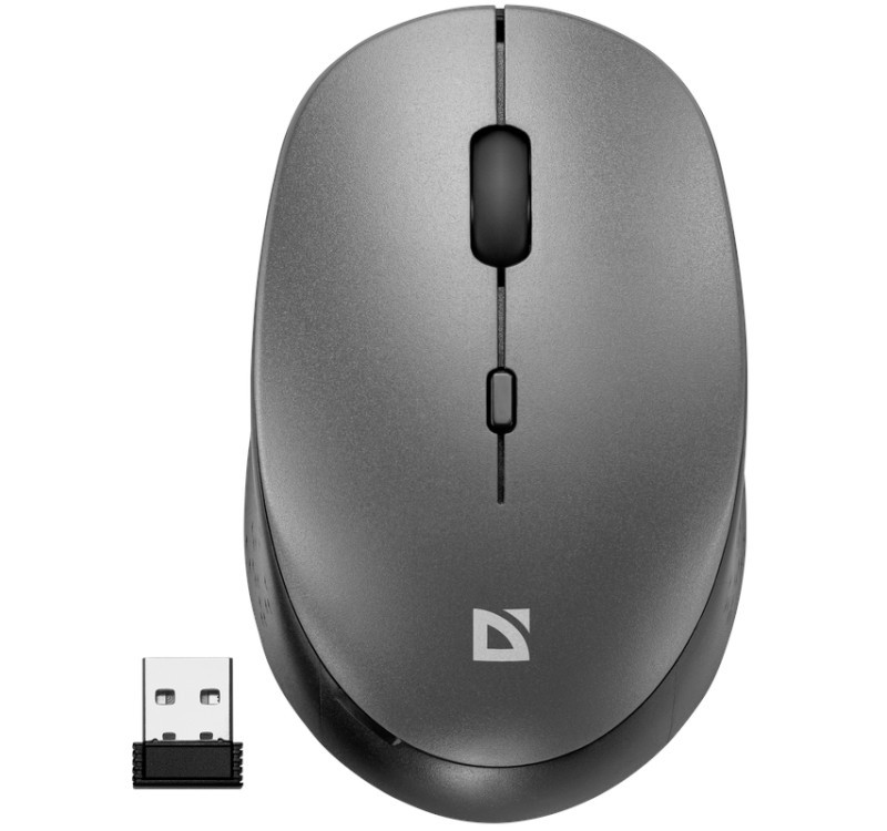 Brezžična miška AURIS MB-027 silent, siva