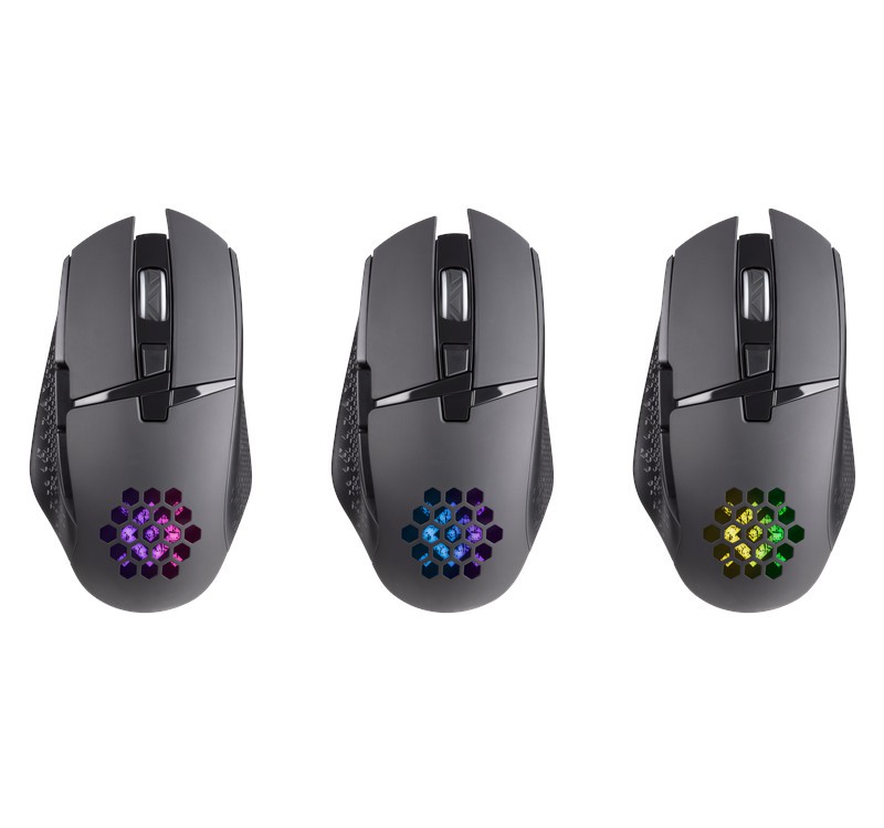 Brezžična gaming miška GLORY GM-514 RGB, črna 3
