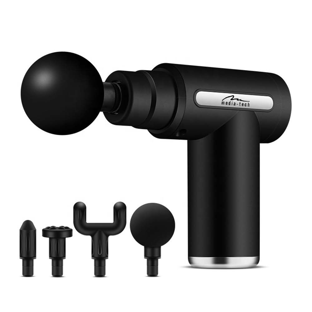 Media-Tech pištola za masažo MASSAGE GUN MT6521 (4 nastavki) 4