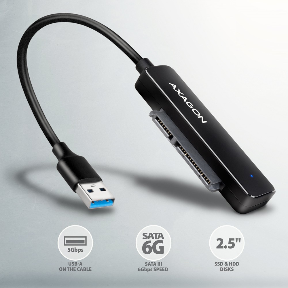 Adapter ADSA-FP2A za SATA HDD/SSD 2.5", USB-A 5Gbps 2