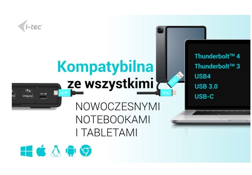 Postaja USB-C/Thunderbolt 3, Dual Display, 100W PD 5