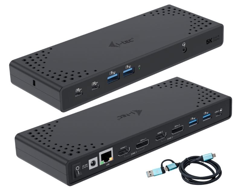 Postaja USB-C/Thunderbolt 3, Dual Display, 100W PD