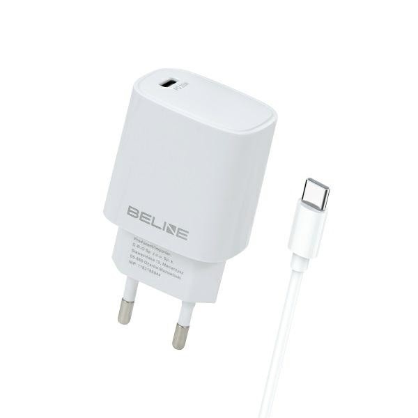 Beli polnilnik 20W USB-C z USB-C kablom - Hitro polnjenje za mobilne naprave 3