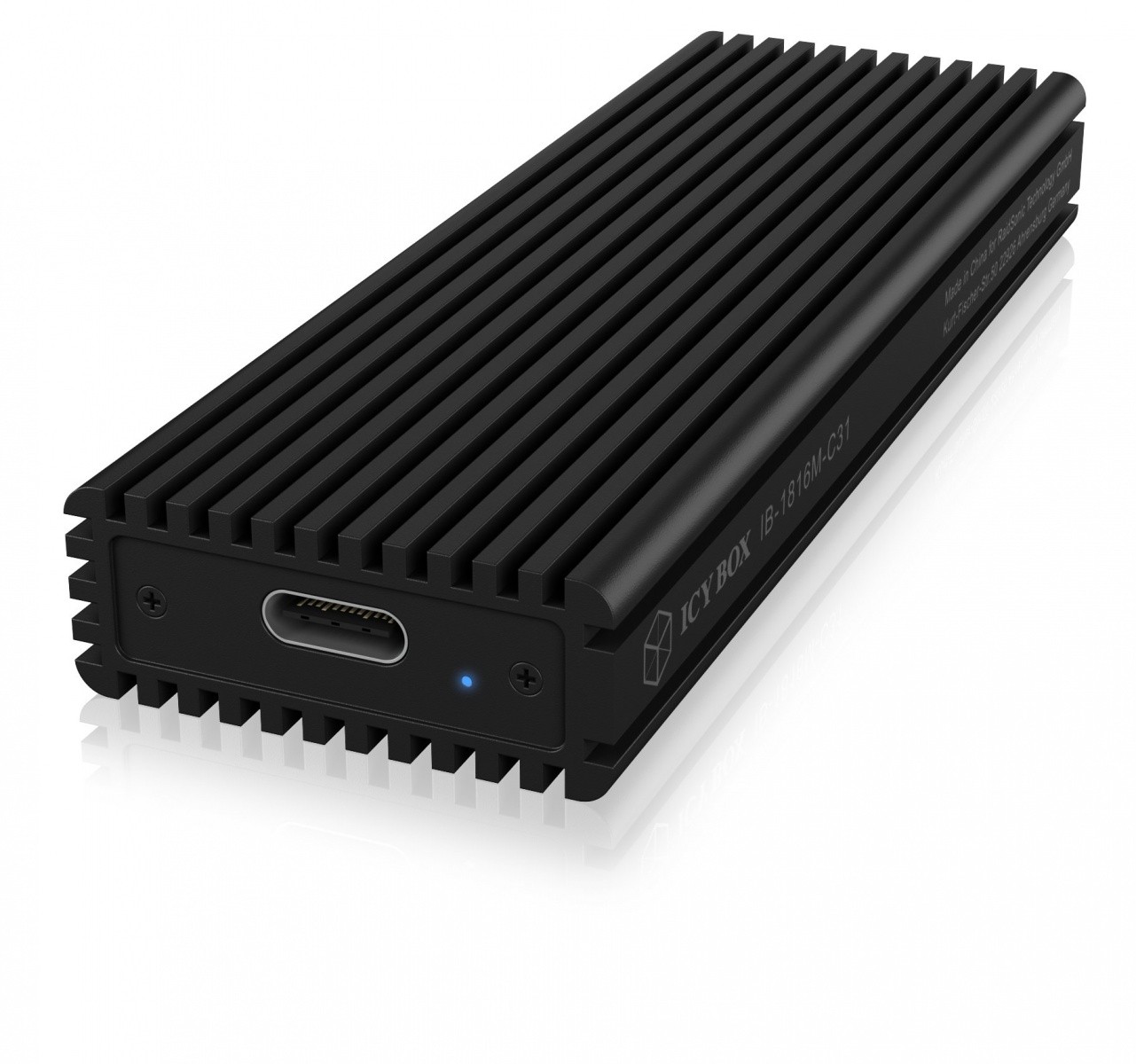 IcyBox IB-1816M-C31 NVMe M.2 SSD ohišje s USB-C