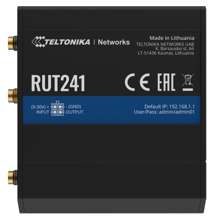 4G LTE usmerjevalnik Teltonika RUT241 (Cat 4) 3