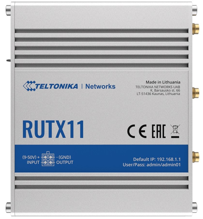 Napredni LTE usmerjevalnik RUTX11 (Cat 6) 5