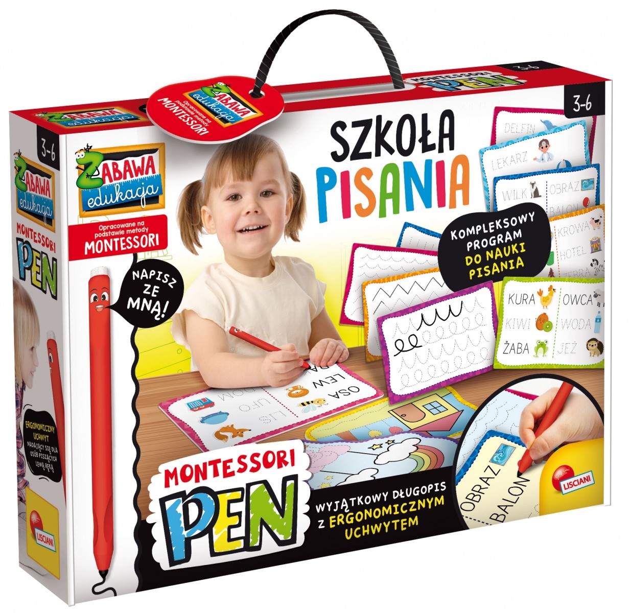 Lisciani Montessori izobraževalni set 'Šola pisanja'