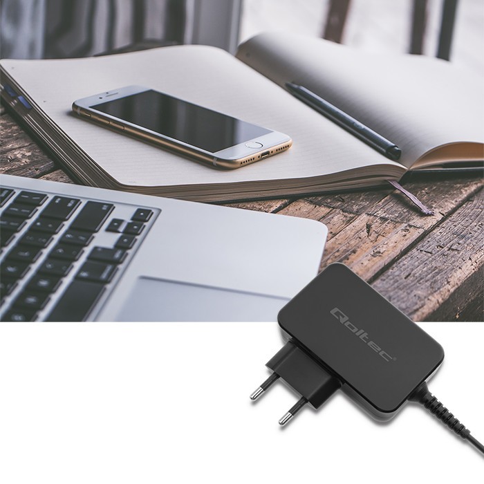 Omrežni polnilnik 65W USB-C PD, 5-20V, 3.3A, črn 2