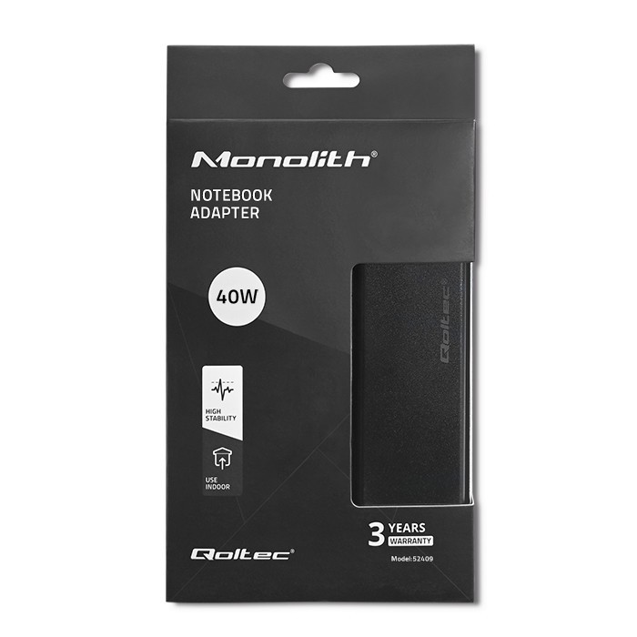 Napajalnik 40W, 12V/3.33A, 5.5x2.1mm, z napajalnim kablom 2
