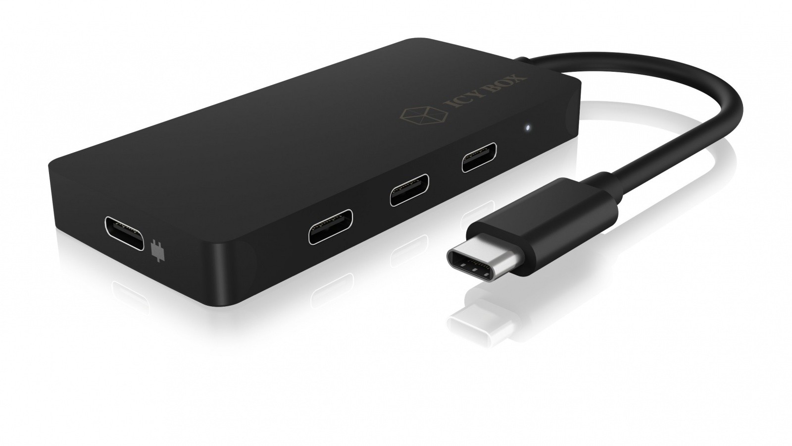 IcyBox IB-HUB1429-CPD USB-C Hub, 3x USB-C, 1x USB-C PD 100W