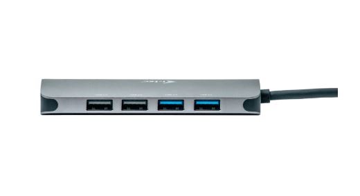 USB-C Docking Station Metal Nano z 2x HDMI, PD 100W 5