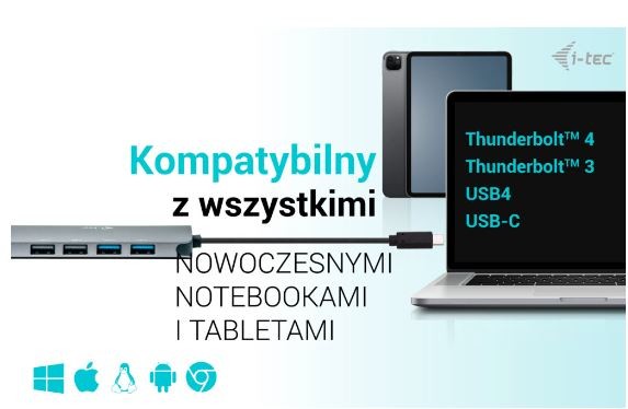 USB-C Docking Station Metal Nano z 2x HDMI, PD 100W 8