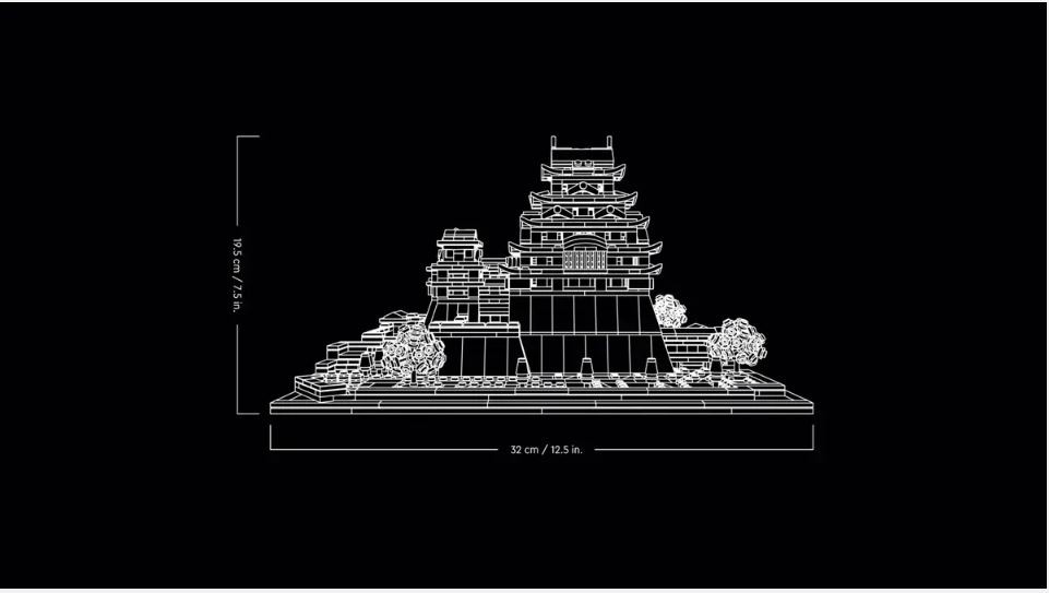 Gradbeni bloki Architecture 21060 - Japonski grad Himeji 5