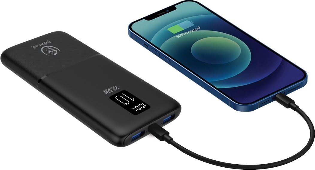 Powerbank 10.000mAh z LCD zaslonom, PD 22,5W 4