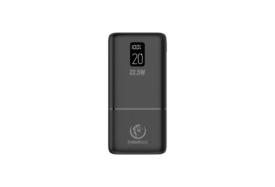 Powerbank 20.000mAh z LCD zaslonom, PD 22,5W 2