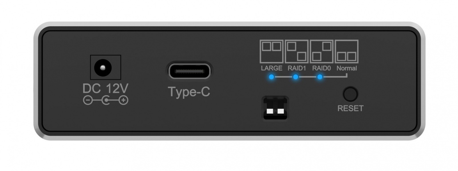 Zunanje ohišje za 2,5" SATA HDD/SSD s funkcijo RAID 4