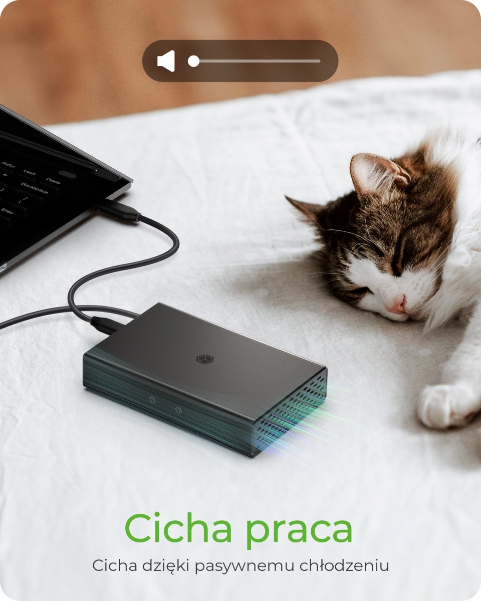 Zunanje ohišje za 2,5" SATA HDD/SSD s funkcijo RAID 7