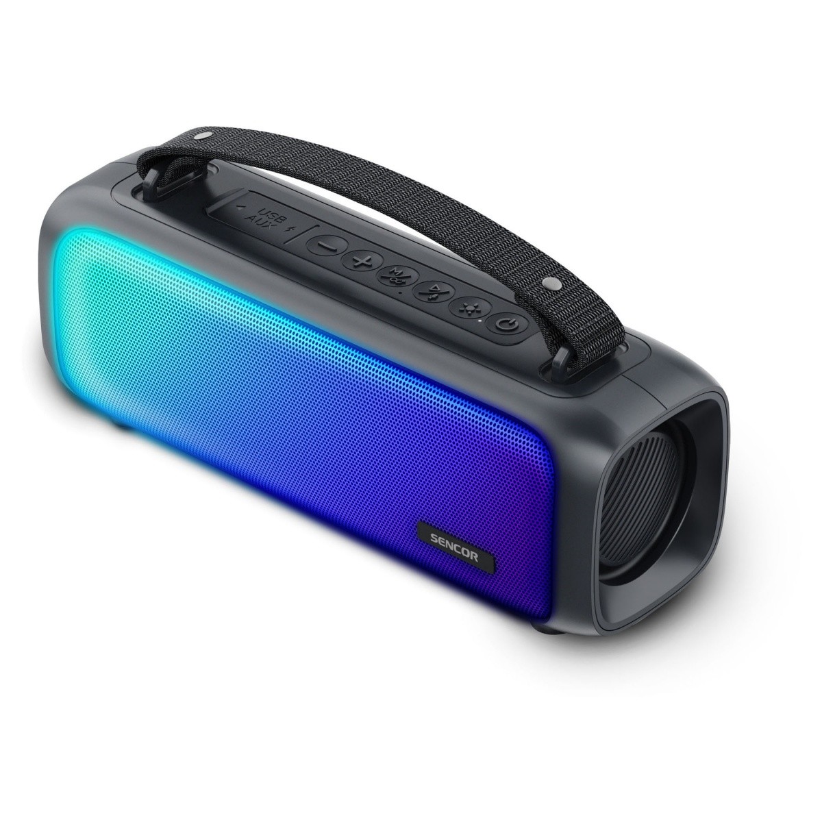 Bluetooth zvočnik z radiem SSS 3000 KIDS, 16W, LED panel 4