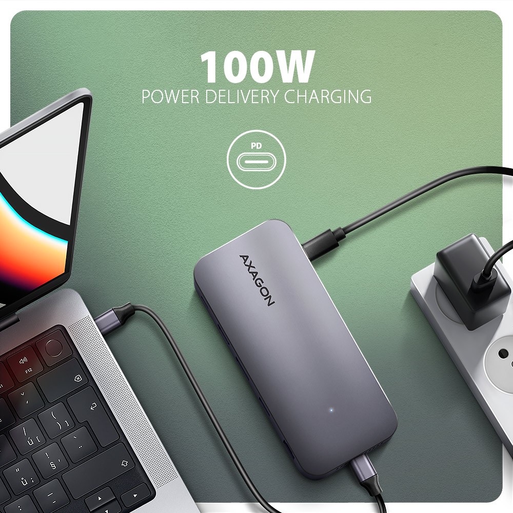 Večportni USB hub 12v1 HMC-12GM2, 10Gbps 7
