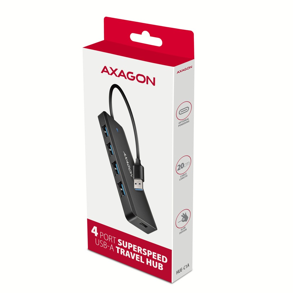 4-portni USB hub HUE-C1A, 5Gbps 7