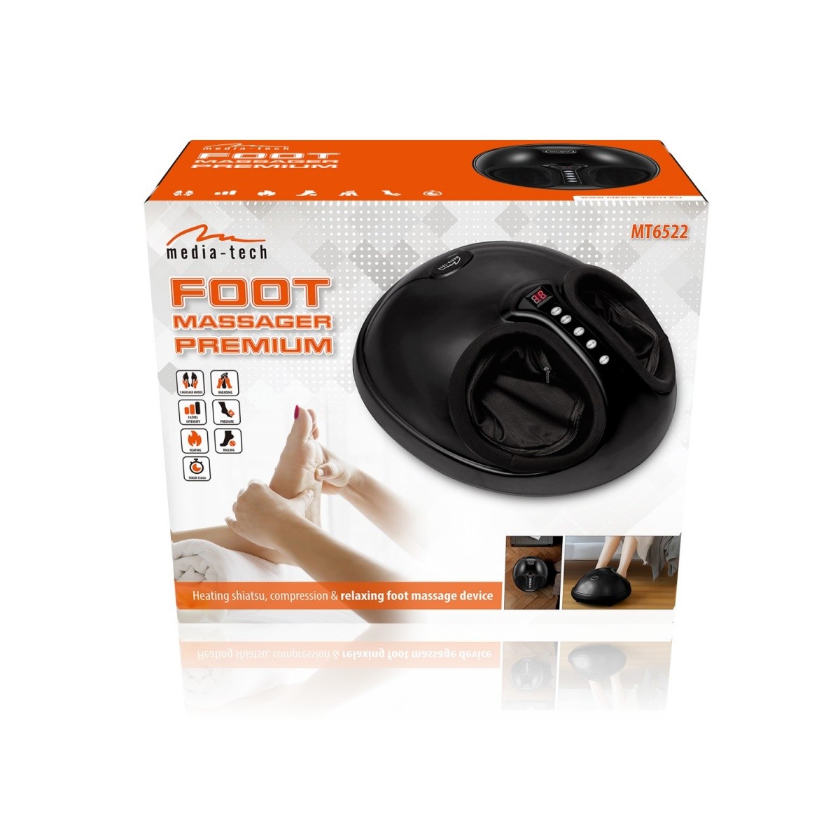 Masažer za stopala FOOT MASSAGER PREMIUM MT6522 7