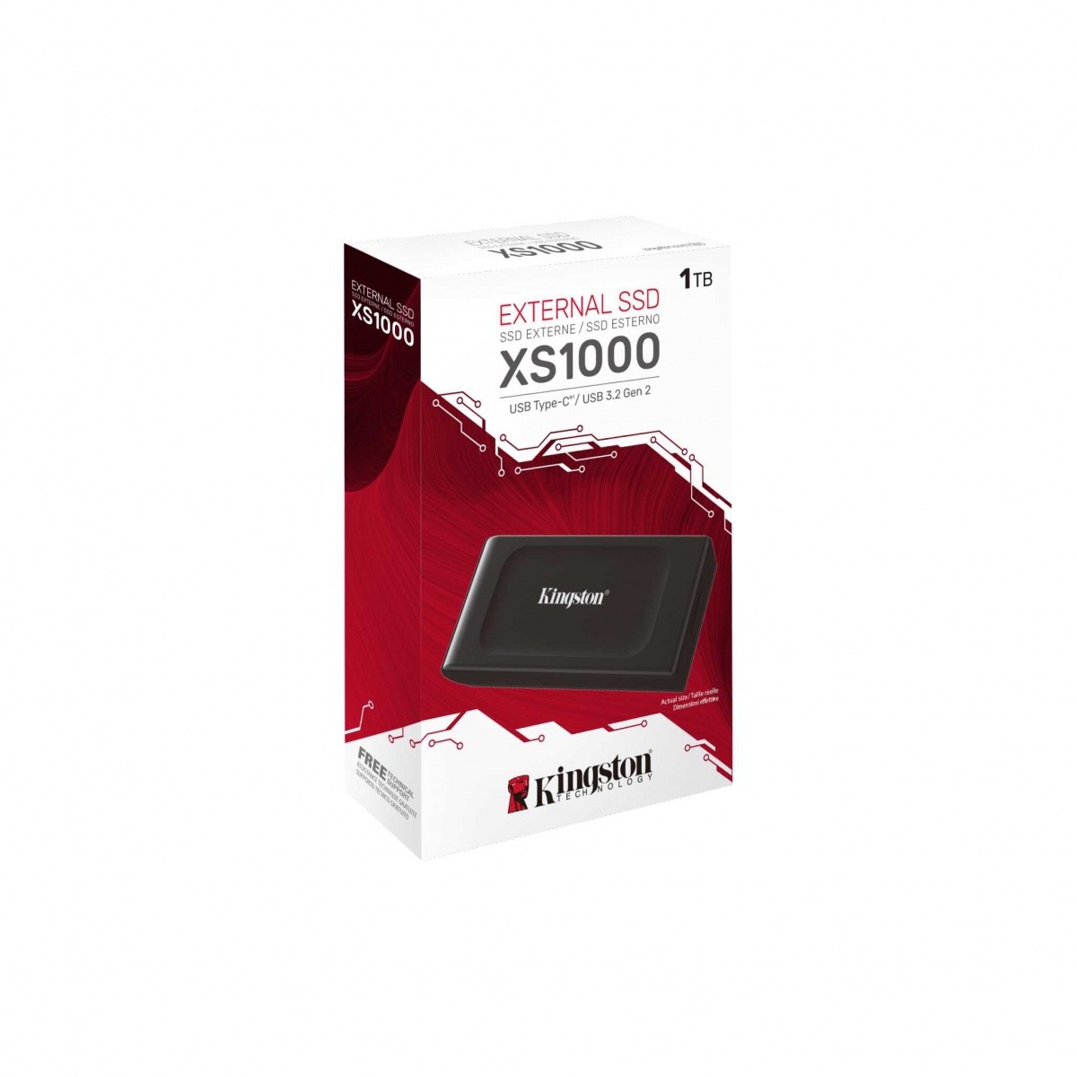 Kingston XS1000 1TB SSD zunanji disk USB 3.2 Gen 2 3