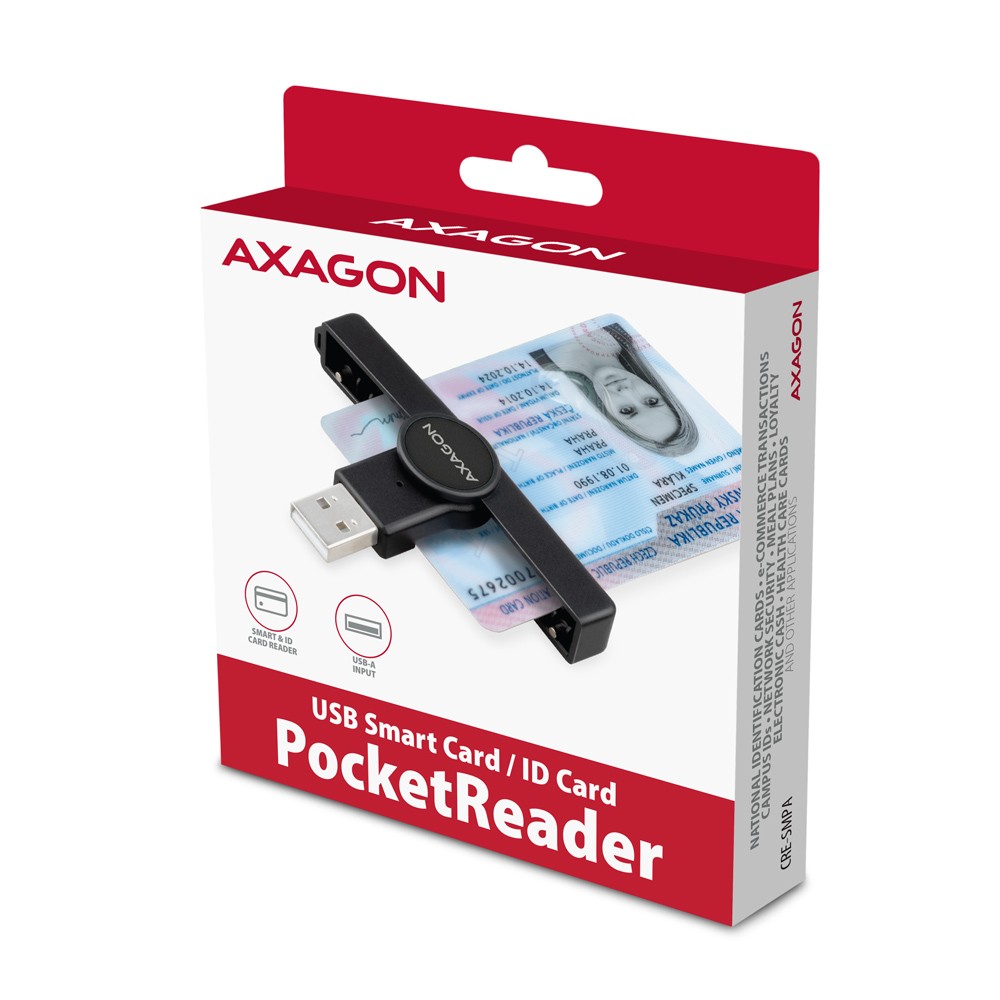 Bralnik ID kartic CRE-SMPA PocketReader USB-A 7