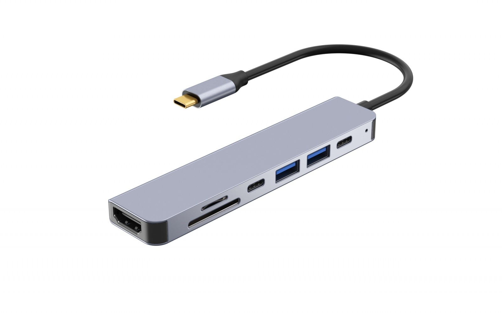 iBOX IUH3SL4K USB HUB Docking Station, HDMI, SD