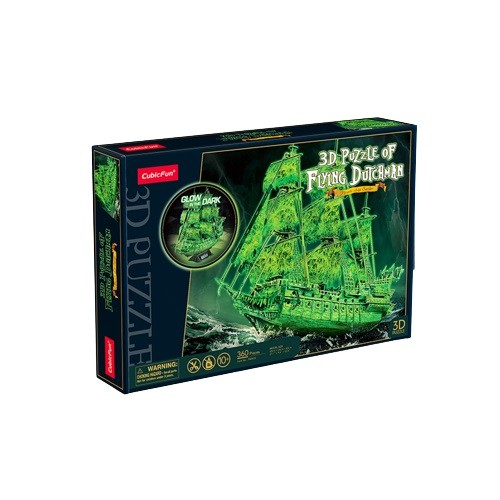 Cubic Fun 3D sestavljanka - leteči Holandez, sveti v temi