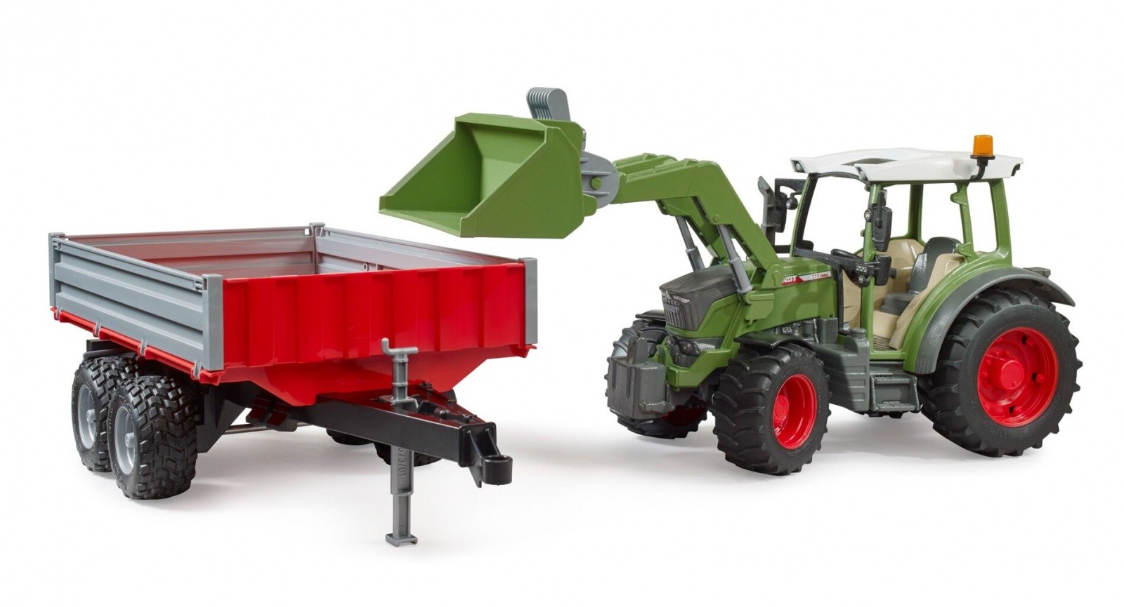 Traktor Fendt Vario 211 z čelno hidravlično dvigalko in kiperjem 4